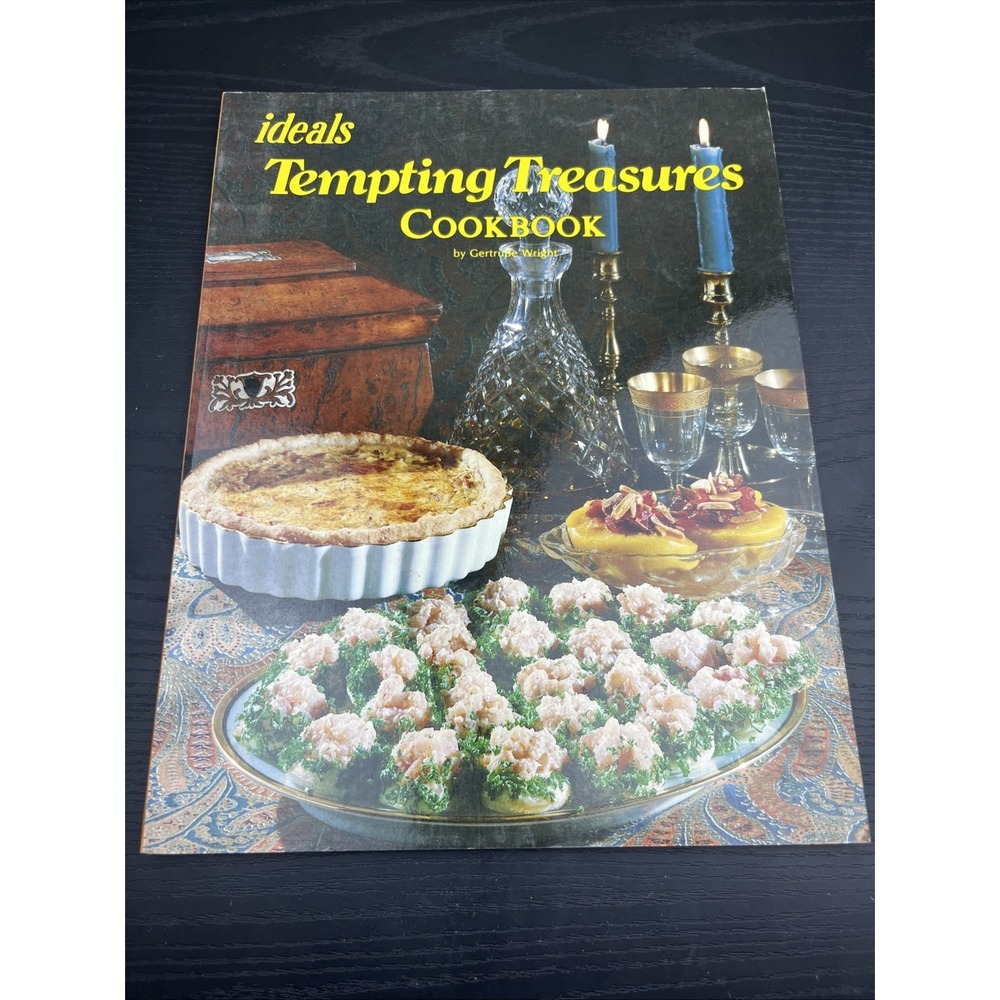 Ideals Tempting Treasures‎ 1978 Vintage Cookbook Baking Recipes MCM